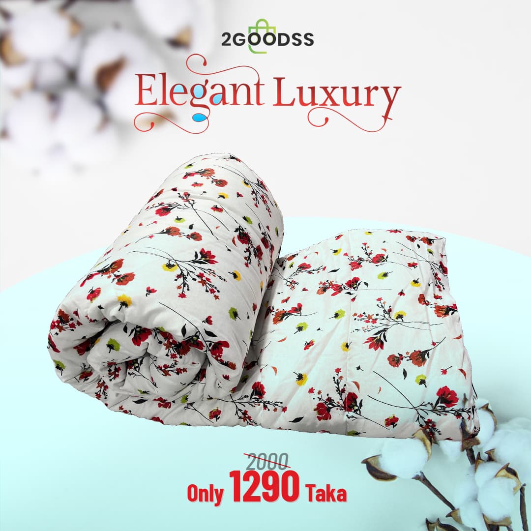 প্রিমিয়াম ডাবল কমফোর্টার – আরাম ও নিখুঁত সমন্বয়