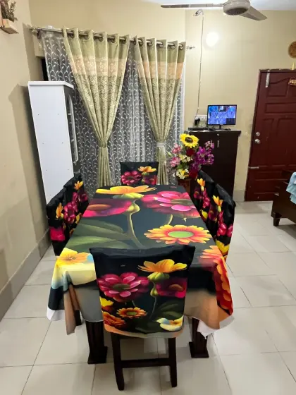 প্রিমিয়াম 3D ডাইনিং টেবিল সেট