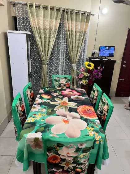 প্রিমিয়াম 3D ডাইনিং টেবিল সেট