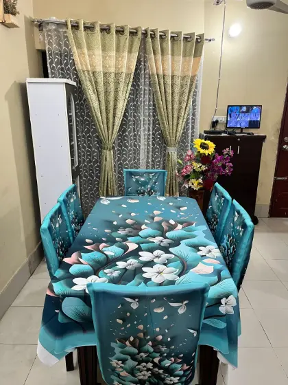 প্রিমিয়াম 3D ডাইনিং টেবিল সেট